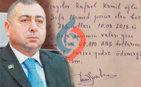 SABİQ DEPUTAT QUDASINA DA BORCLUDUR – 