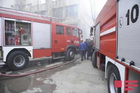 Məcburi köçkünlərin məskunlaşdığı sanatoriyada güclü yanğın - YENİLƏNİB