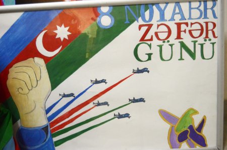 Qubadlı şəhər 4 saylı tam orta məktəbdə 8 noyabr-Zəfər günü münasibəti ilə tədbir keçirilmişdir