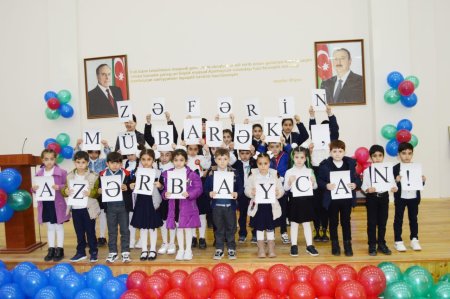 Qubadlı şəhər 4 saylı tam orta məktəbdə 8 noyabr-Zəfər günü münasibəti ilə tədbir keçirilmişdir