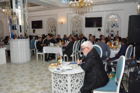 QHT rəhbəri Yasəmən Qəyyumlu İmişlidə şəhid ailələri üçün iftar süfrəsi təşkil edib