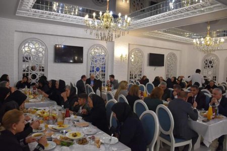 QHT rəhbəri Yasəmən Qəyyumlu İmişlidə şəhid ailələri üçün iftar süfrəsi təşkil edib