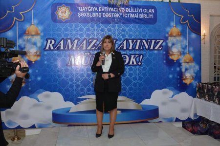 QHT rəhbəri Yasəmən Qəyyumlu İmişlidə şəhid ailələri üçün iftar süfrəsi təşkil edib