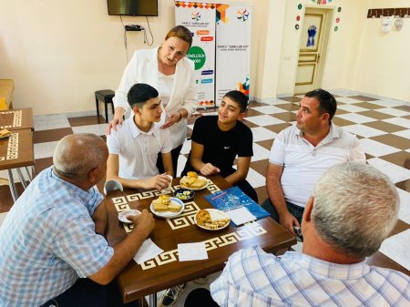 "Fiziki məhdudiyyətli şəxslərin cəmiyyətə inteqrasiyası" adlı layihənin icrası davam etdirilir - FOTOLAR