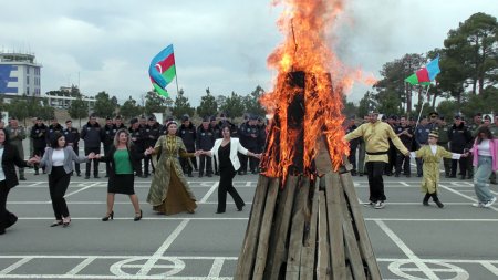 Azərbaycan Ordusunda Novruz bayramı münasibətilə silsilə tədbirlər keçirilib