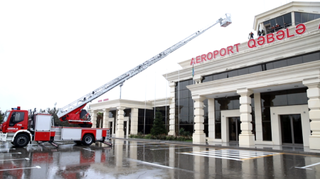 Qəbələ Beynəlxalq Aeroportunda təlim keçirilib