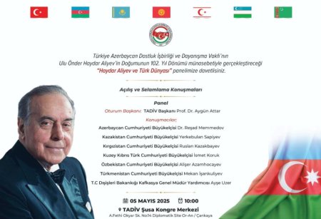Ankarada Heydər Əliyevin xatirəsinə həsr olunmuş silsilə tədbirlər keçiriləcək