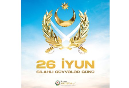 Prezident İlham Əliyev Silahlı Qüvvələr Günü ilə bağlı paylaşım edib
