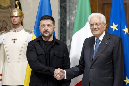 Volodimir Zelenski Romada italiyalı həmkarı və Papa Leo ilə görüşüb