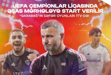 “Qarabağ”ın Çempionlar Liqasındakı səfər oyunları İctimai Televiziyada yayımlanacaq “Qarabağ”ın Çempionlar Liqasındakı səfər oyunları İctimai Televiziyada yayımlanacaq