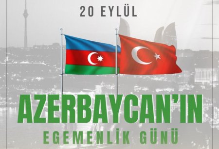 Türkiyənin iqtidar partiyasının sədr müavini: 20 Sentyabr tarixi Azərbaycanın milli iradəsinin rəmzidir
