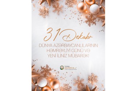 Prezident İlham Əliyev Dünya Azərbaycanlılarının Həmrəyliyi Günü və Yeni illə bağlı paylaşım edib
